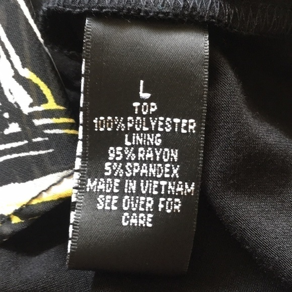 AGB Asymmetrical Blouse Layered With Attached Necklace Large - Picture 9 of 9